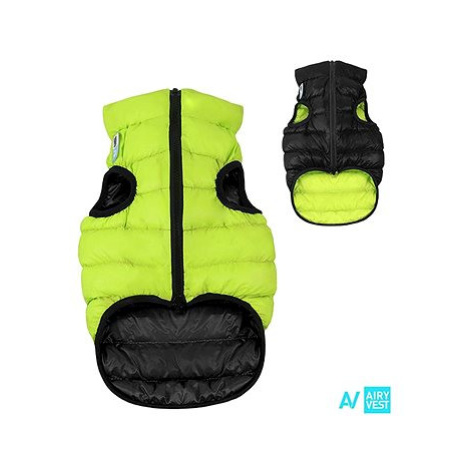 AiryVest bunda pro psy zelená/černá S 40