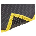 NOTRAX Protiúnavová rohož Cushion Flex®, d x š 2100 x 910 mm, černá / žlutá