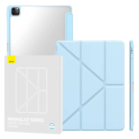 Pouzdro Protective case Baseus Minimalist for iPad Pro 12,9" 2020/2021/2022, light blue (6932172