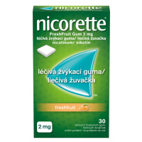 NICORETTE FRESHFRUIT GUM 2MG léčivé žvýkačky 30