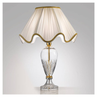 Cremasco Stolní lampa Belle Epoque, 50 cm zlatá