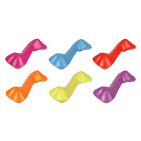 Flamingo Rubber Bone - barevná gumová kost 14 cm