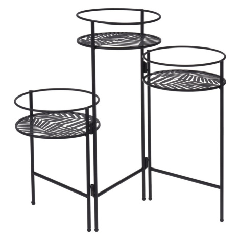 ProGarden Stojan na 3 květiny černý