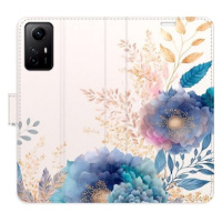 iSaprio flip pouzdro Ornamental Flowers 03 pro Xiaomi Redmi Note 12S