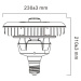 Sylvania Sylvania LED žárovka E40 PIR senzor 115W 4 000K