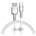 Baseus Kabel USB pro USB-C Baseus Cafule, 66 W, 1 m (bílý)