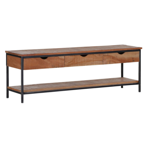 Livetastic NÍZKÁ KOMODA, recyklované dřevo, přírodní barvy cm