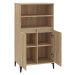 vidaXL Skříň highboard dub sonoma 60 x 36 x 110 cm kompozitní dřevo