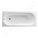 VILLEROY & BOCH Oberon Vana Solo 1800x800x470 mm, Quaryl, bílá UBQ180OBE2V-01