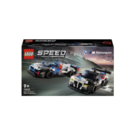 Závodní auta BMW M4 GT3 a BMW M Hybrid V8 - LEGO Speed Champions (76922)