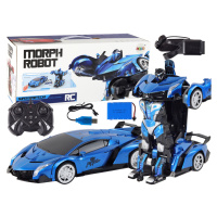 mamido Auto Robot Transformers 2v1 na dálkové ovládání RC 1:10 modrá