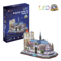 Puzzle 3D Notre Dame de Paris / led - 144 dílků