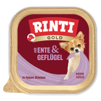 RINTI Gold Mini 6 x 100 g - Kachní & drůbeží maso