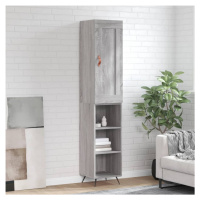 vidaXL Skříň highboard šedá sonoma 34,5 x 34 x 180 cm kompozitní dřevo