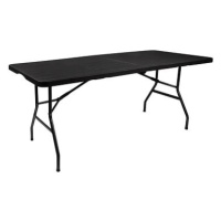Gardlov 12280 Skládací stůl 180 × 74 cm, černý