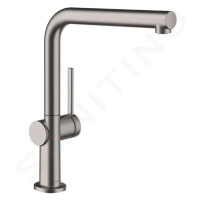 HANSGROHE M54 Dřezová baterie Talis, kartáčovaný černý chrom 72840340