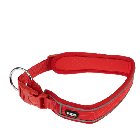 TIAKI Soft & Safe obojek, červený - velikost L: obvod krku 55 - 65 cm, Š 45 mm