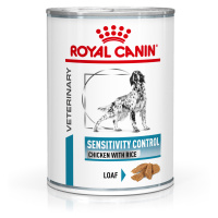 Royal Canin Veterinary Canine Sensitivity Control kuřecí s rýží - 24 x 410 g
