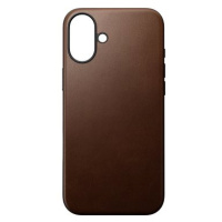 Nomad Modern Leather Case Brown iPhone 16 Plus