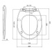 Mereo WC závěsný klozet se soft close sedátkem CSS114S VSD72