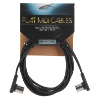 Rockboard Flat MIDI Cable Black 200 cm