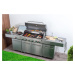 Plynový gril G21 Nevada BBQ kuchyně Premium Line, 8 hořáků + zdarma redukční ventil PE6390340