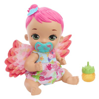 MATTEL - My Garden Baby Miminko - plameňák s růžovými vlasy