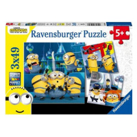 Ravensburger puzzle 050826 Mimoni 2 3x49 dílků