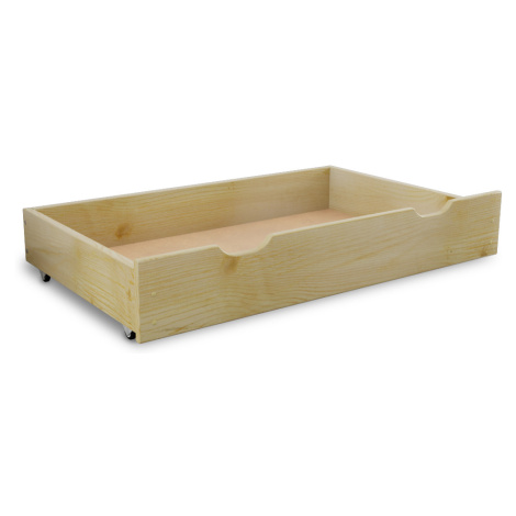 Úložný box pod postel 200 cm borovice