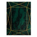 Dywany Łuszczów AKCE: 120x170 cm Kusový koberec Emerald 1022 green and gold - 120x170 cm