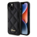 Kryt Guess GUHCP15SPSQSQSK iPhone 15 6.1" black hardcase Quilted Metal Logo (GUHCP15SPSQSQSK)