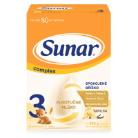 Sunar Complex 3 batolecí mléko vanilka 600 g