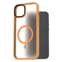 AlzaGuard Matte Case Compatible with MagSafe pro iPhone 15 Plus žlutý