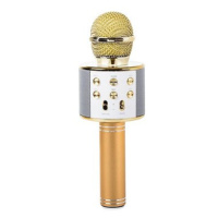 Verk 01377 Karaoke Bluetooth mikrofon, 1800mAh, zlatý