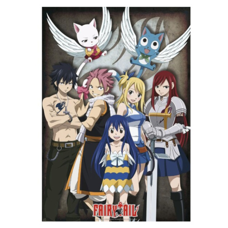 Plakát Fairy Tail - Group (23) Europosters