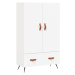 vidaXL Skříň highboard bílá 69,5 x 31 x 115 cm kompozitní dřevo