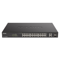 D-Link DGS-1100-26MPV2/E26-Port PoE+ Gigabit Smart Man. Switch, 370W