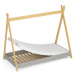 Dětská postel GEM 160x80 cm - šedá