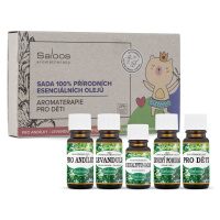 Saloos Aromaterapie pro děti sada esenciálních olejů 4x10 ml a 5 ml