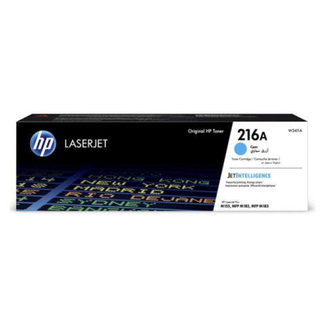 HP 216A Cyn Original LaserJet Toner Cartridge Azurová