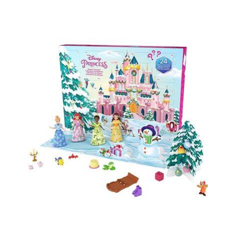 Disney Princess Adventní kalendář s malými panenkami 2023 Mattel
