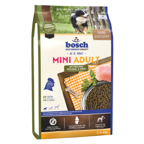 Bosch Mini Adult Drůbeží & Špalda - Výhodné balení 2 x 3 kg Bosch High Premium concept