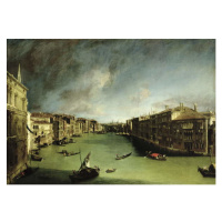 Obrazová reprodukce The Grand Canal, View of the Palazzo Balbi towards the Rialto Bridge, (1697-