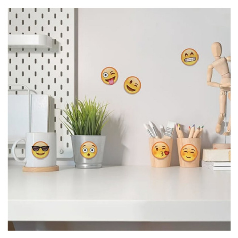 Samolepicí dekorace Crearreda WA XS Emoji 59014 Smajlíky