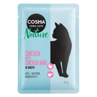 Cosma Nature kapsičky 18 x 50 g - kuře & kuřecí šunka