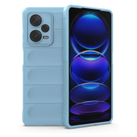 Magic Shield Case pouzdro pro Xiaomi Redmi Note 12 Pro+ flexibilní pancéřové pouzdro světle modr