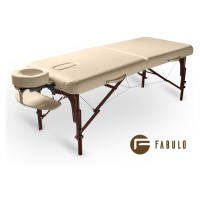 Fabulo, USA Dřevěný masážní stůl Fabulo DIABLO Set (192x76cm, 4 barvy) Barva: krémová
