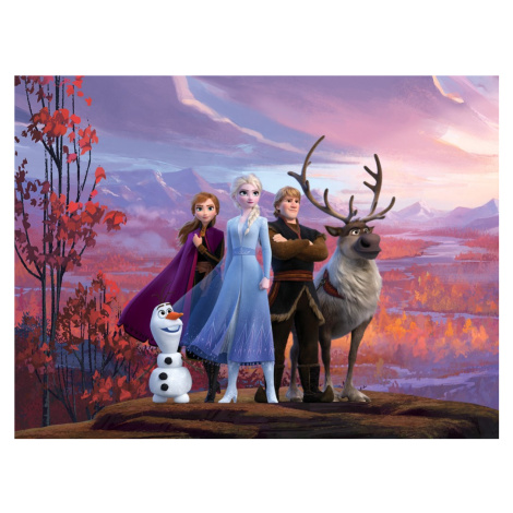 FTDN XXL 5073 AG Design vliesová fototapeta 4-dílná pro děti - Frozen - ledové království, velik