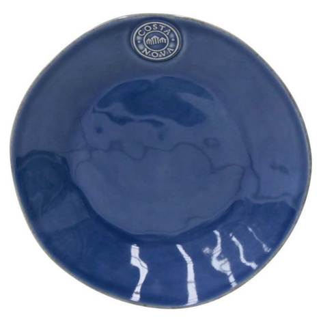 Tmavě modrý kameninový dezertní talíř Costa Nova Nova, ⌀ 21 cm