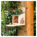Blumfeldt Krmítko pro veverky, plechová střecha, borovicové dřevo, neošetřené